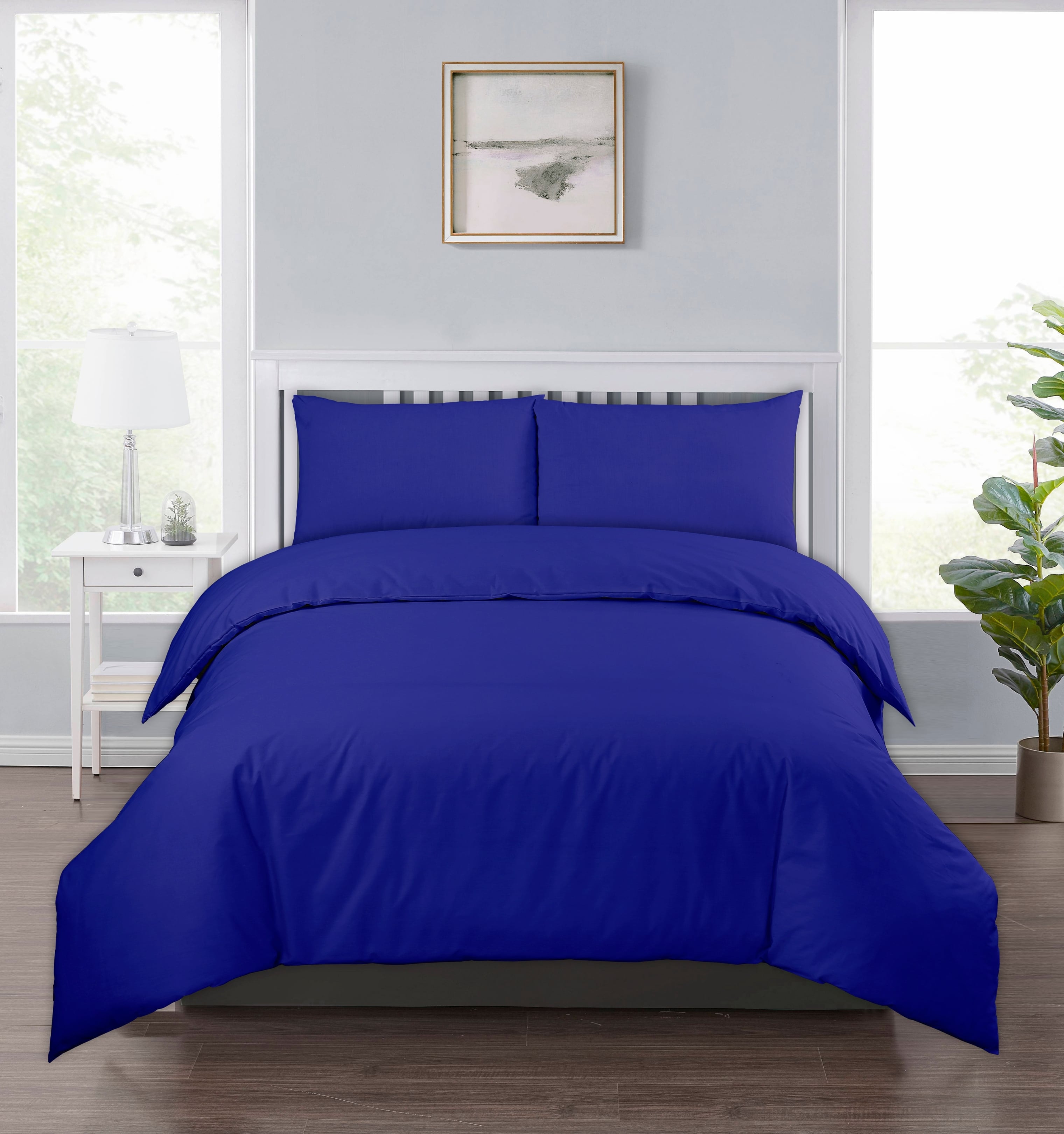 ROYAL BLUE Bedsheet Bedsheets Online By Tulips