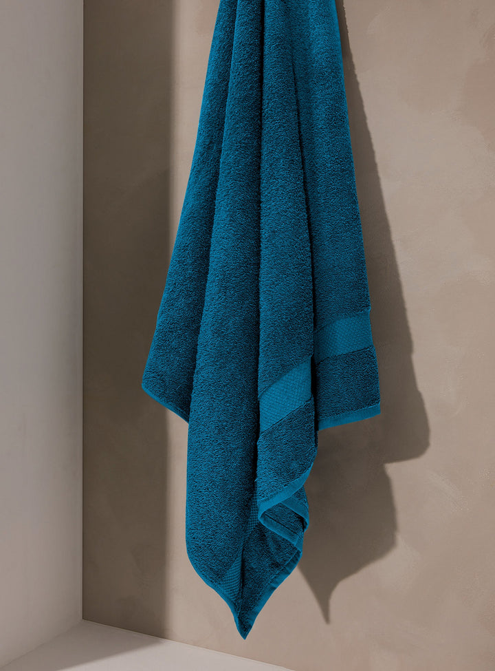 Turk Blue Cotton Bath Towel 