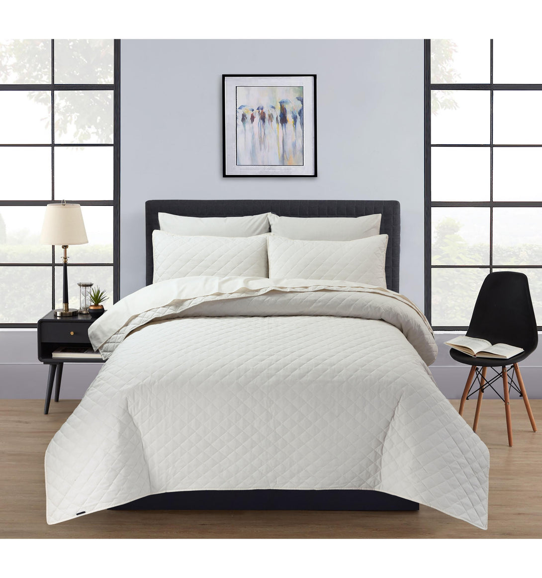 Buy Cream Bedspread Sets Online at Best price | Tulips
