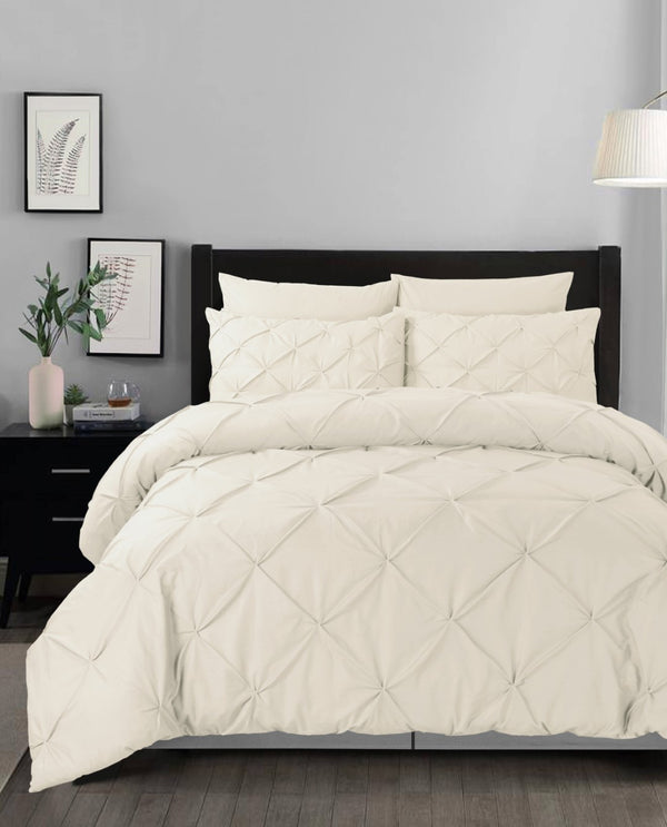 Cream Pintuck Quilt Covers Online in Pakistan
