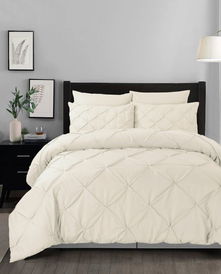 Cream Pintuck Quilt Covers Online in Pakistan