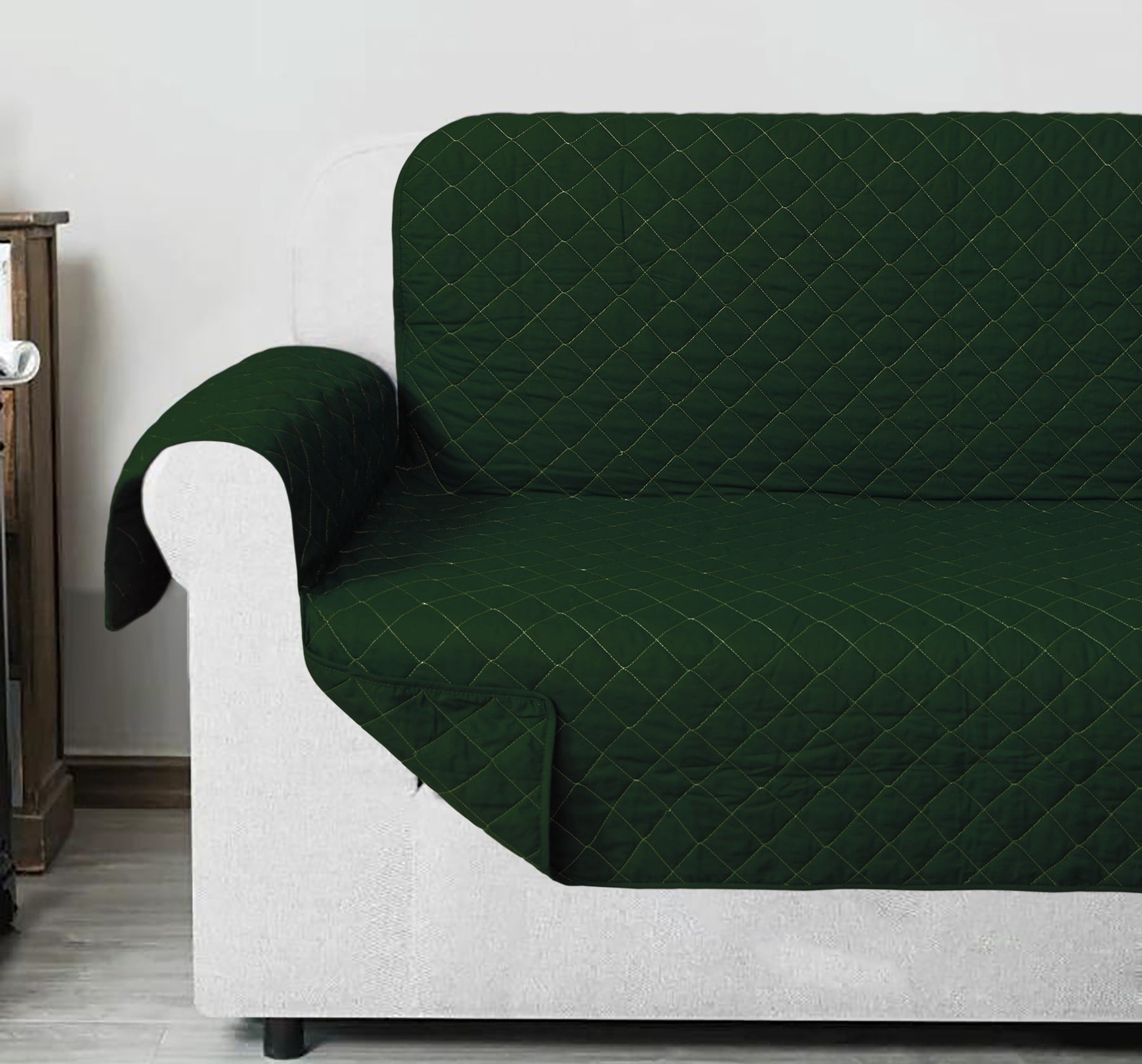 FOREST GREEN SOFA COVER Quality Sofa Covers Sofa Covers by TULIPS