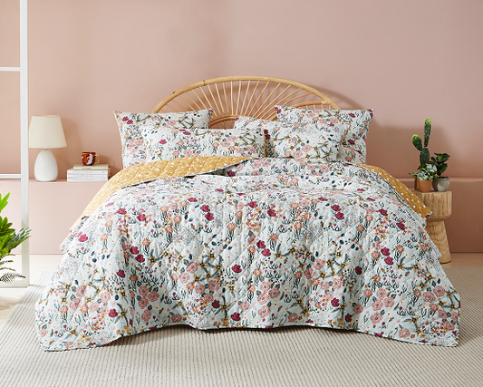 FLORAL MOSAIC  - Bedsheet