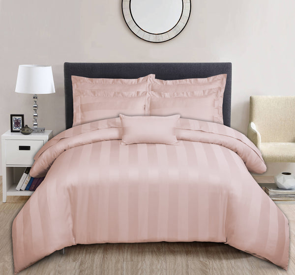 Buy Pale Pink Satin Bed Set Online in Pakistan