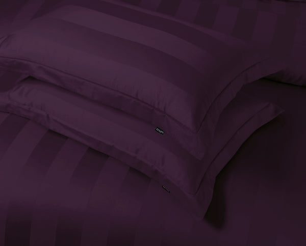 Plum Satin Bed Set Online in Pakistan