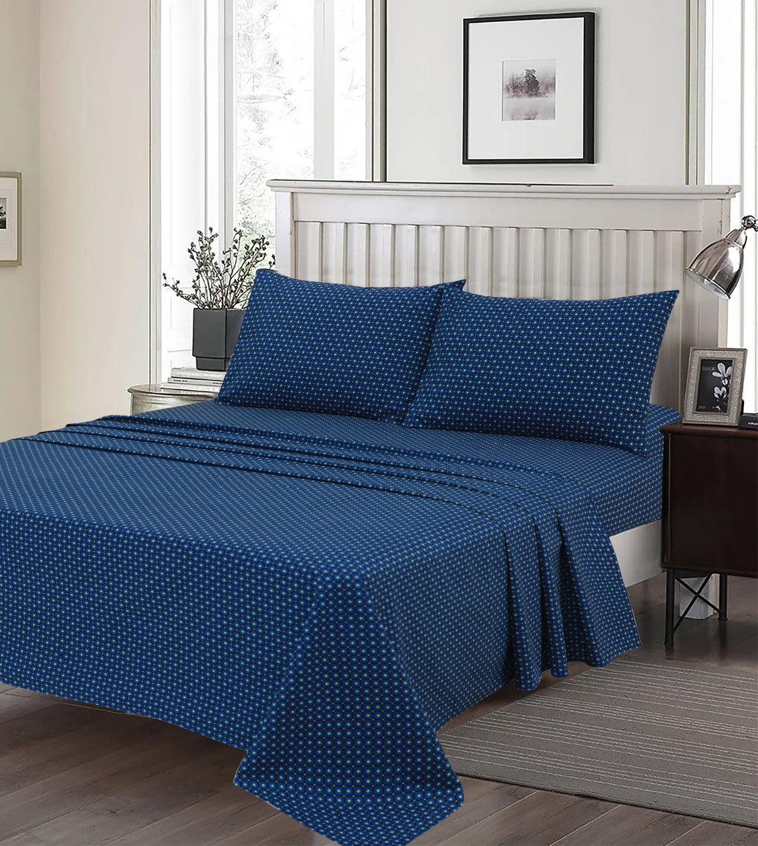 CHARLOTTE BLUE - Bedsheet