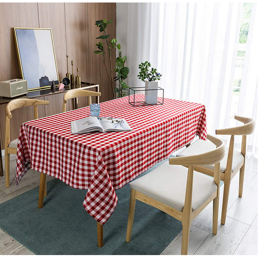 GINGHAM RED- TABLE CLOTH