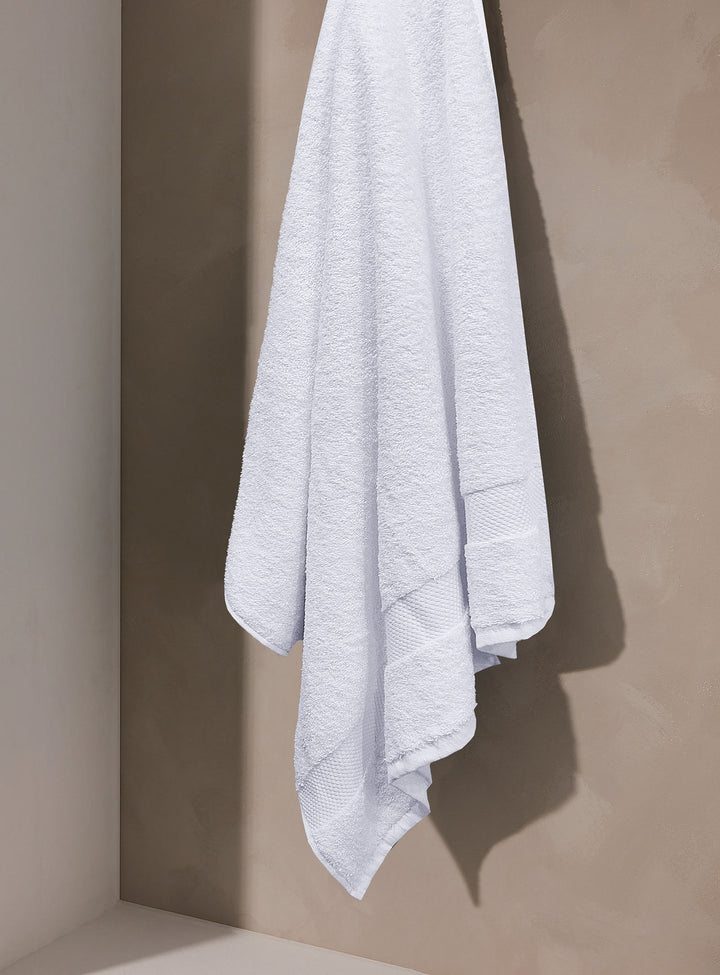 White Cotton Bath Towels 