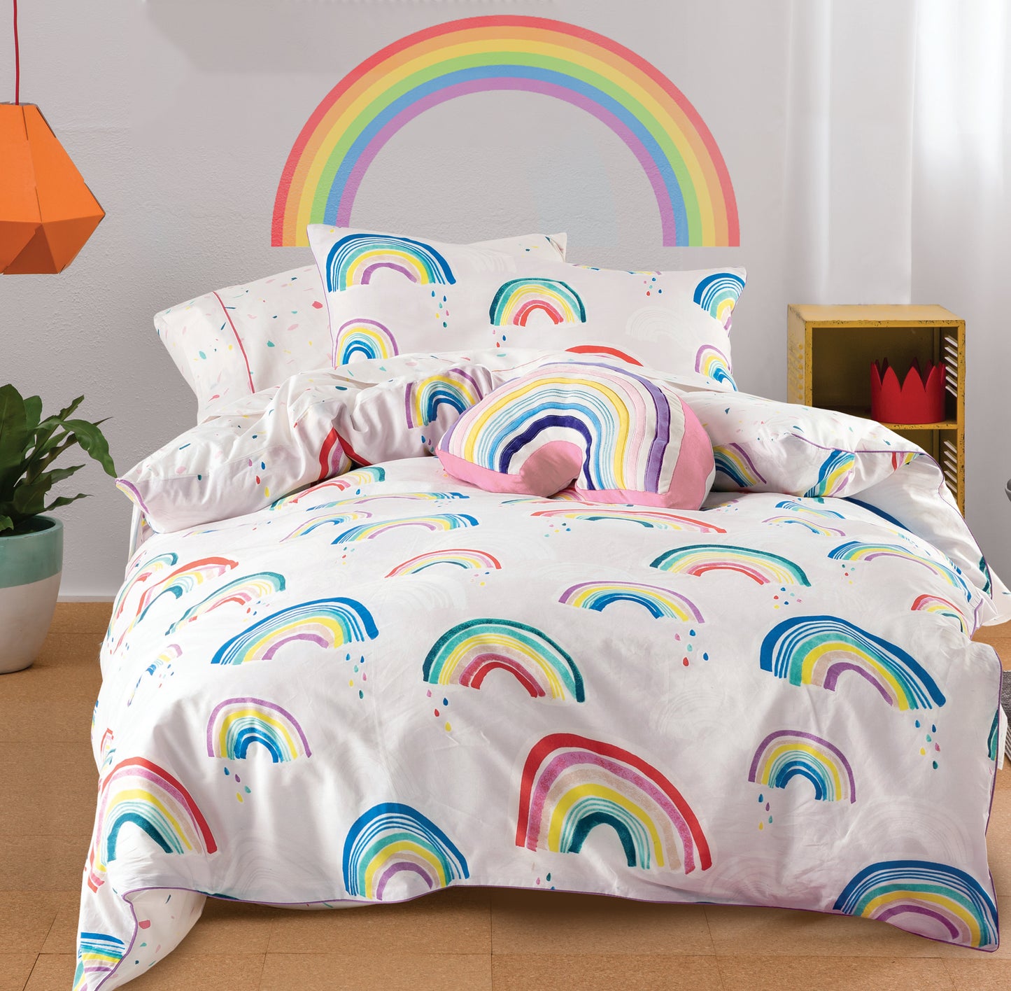 OVER THE RAINBOW - Digital Printed Quilt Cover